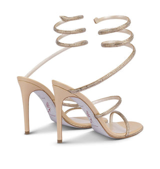 RENE CAOVILLA,Shoes Cleo Gold Sandal 105 Sandals