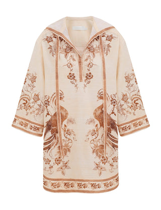 ZIMMERMANN Ascension Tunic Mini Dress