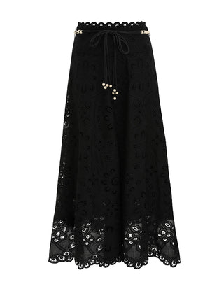 ZIMMERMANN Rhiannon Embroidered Skirt