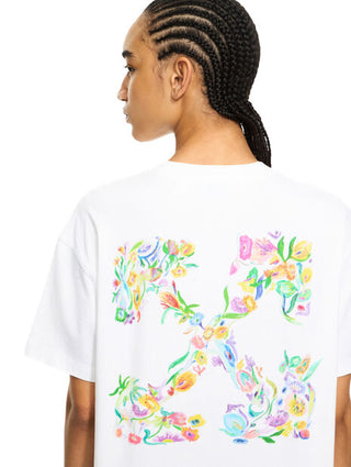 OFF WHITE Arrow Glowing Flower T-shirt