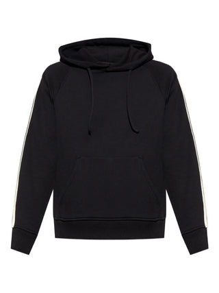 PALM ANGELS stripe-detail hooded sweatshirt