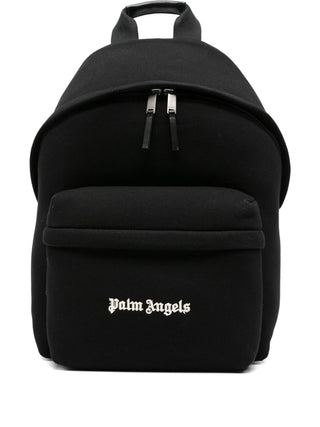 Palm Angels logo-embroidered backpack