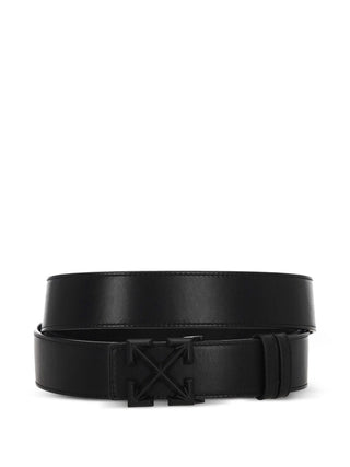 OFF WHITE arrow buckle leather belt