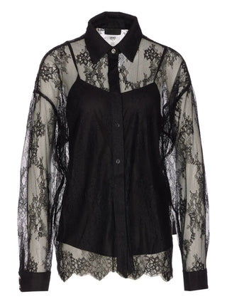 LIU JO  Chantilly lace shirt