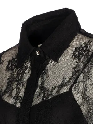 LIU JO  Chantilly lace shirt