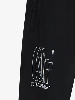 OFF WHITE arrow-graphic track pants