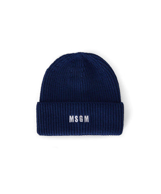 MSGM Logo-embroidered beanie