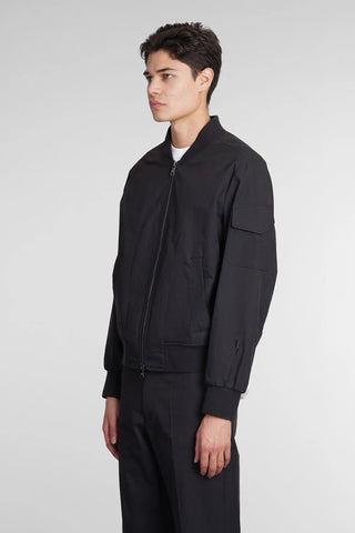 Neil Barrett Bomber in black cotton