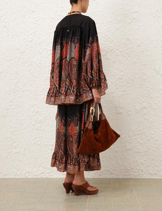 ZIMMERMANN  Rhiannon Ruffle Billow Blouse