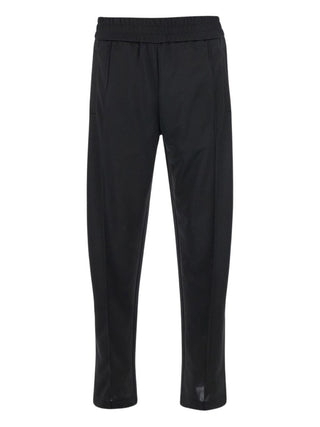 PALM ANGELS Back curved logo track pants