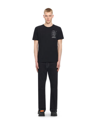 OFF WHITE Outline Double Arrow Slim T-shirt