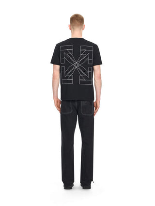 OFF WHITE Outline Double Arrow Slim T-shirt