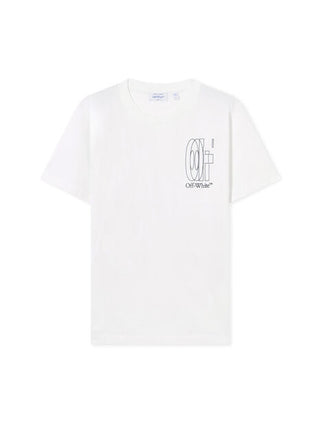 OFF WHITE Outline Double Arrow Slim T-shirt