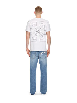 OFF WHITE Outline Double Arrow Slim T-shirt