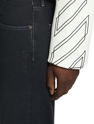 OFF WHITE Half Arrow Slim Relaxed Pants