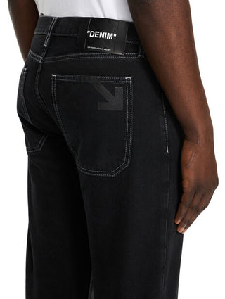 OFF WHITE Half Arrow Tapered Jeans