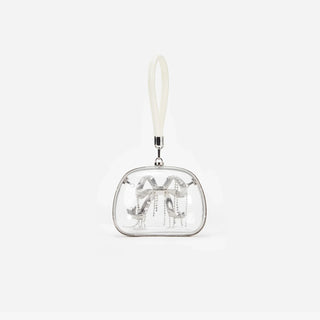 SELF PORTRAIT CLEAR TOP HANDLE CLUTCH BAG TRANSPERANT
