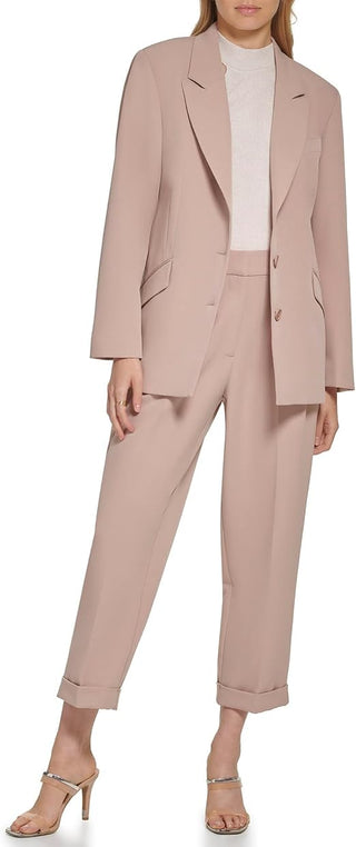 DKNY Two Button Peak Lapel Blazer