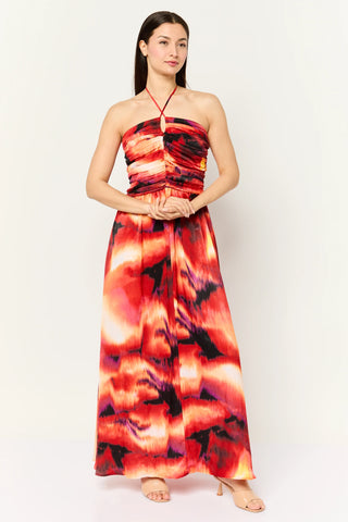 DKNY halter Neck Sleeveless Maxi Dress