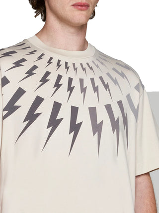 Neil Barrett Logo Printed Crewneck T-Shirt