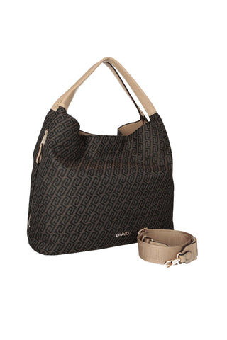 LIU JO Large bag with monogram logo