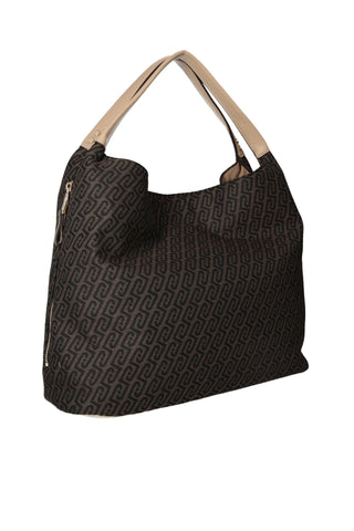 LIU JO Large bag with monogram logo