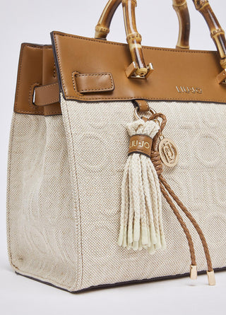 LIU JO Medium bag with charms
