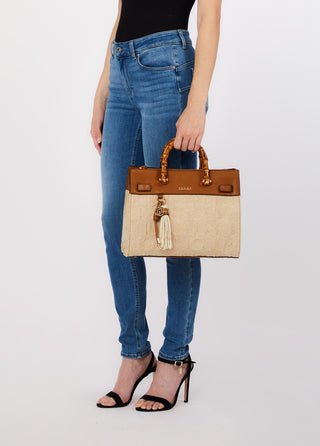 LIU JO Medium bag with charms