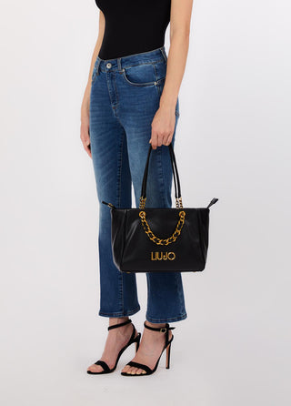 Liu-Jo chain-strap tote bag