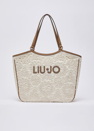 LIU JO Large lace tote bag