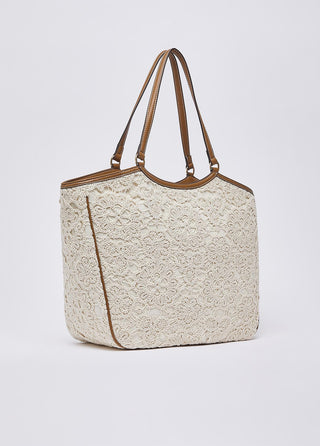 LIU JO Large lace tote bag