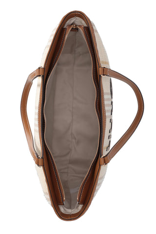 LIU JO logo-patch tote bag