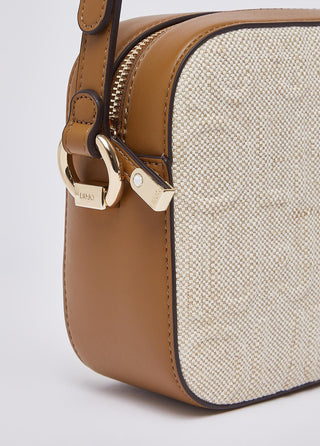LIU JO Medium jute crossbody bag