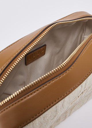 LIU JO Medium jute crossbody bag
