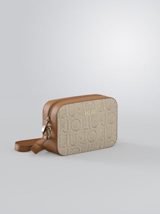 LIU JO Medium jute crossbody bag