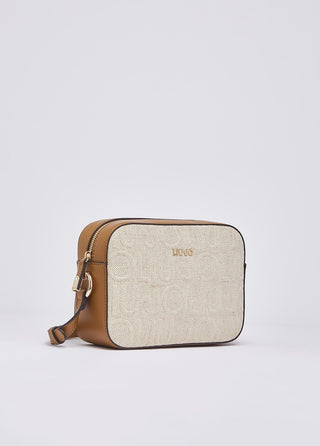 LIU JO Medium jute crossbody bag
