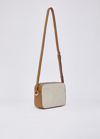 LIU JO Medium jute crossbody bag