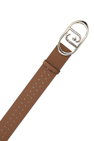 LIU JO Leather bustier belt