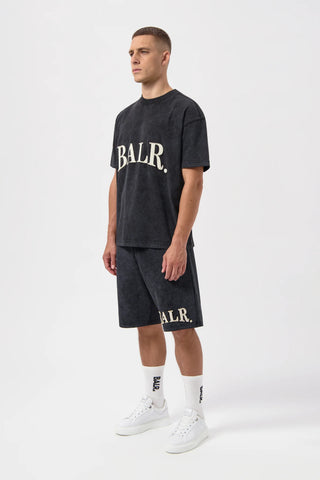 BALR Urban Washed Box T-Shirt Jet Black