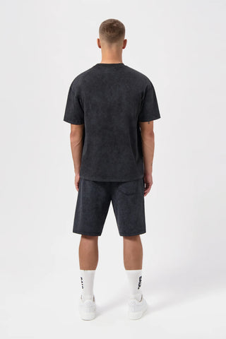 BALR Urban Washed Box T-Shirt Jet Black