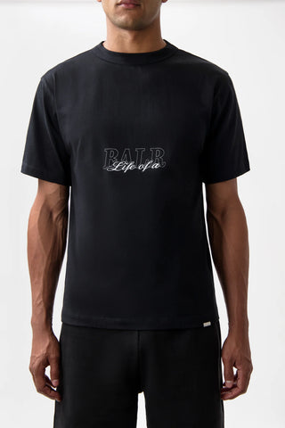 BALR Script T-Shirt Jet Black