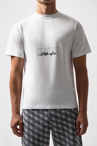 BALR Script T-Shirt Bright White