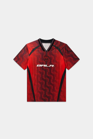 BALR Hex Football Jersey Salsa Red