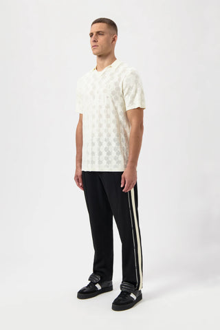 balr GOTL Knit Football Jersey Light Beige