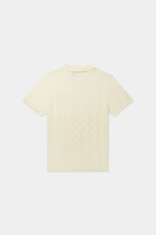 balr GOTL Knit Football Jersey Light Beige