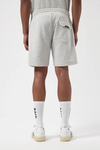 BALR Logo Shorts Lt Grey Melange