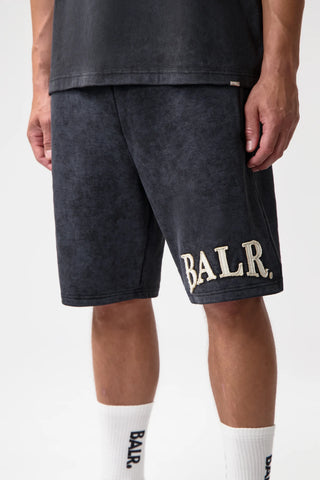 BALR Urban Washed Sweat Shorts Jet Black