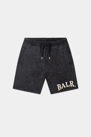 BALR Urban Washed Sweat Shorts Jet Black