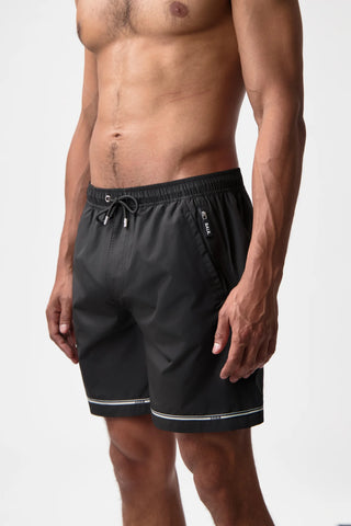 BALR Tape Swimshorts Jet Black