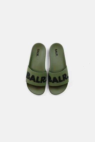 BALR Beach Slide GreenBlack